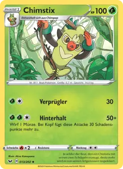 Pokémon-Karte Chimstix 013/202
