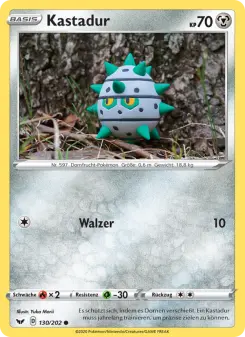 Pokémon-Karte Kastadur 130/202