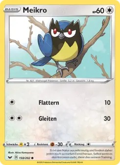Pokémon-Karte Meikro 150/202