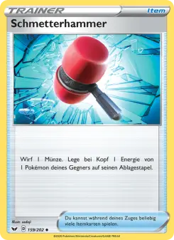 Pokémon-Karte Schmetterhammer 159/202