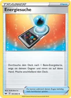 Pokémon-Karte Energiesuche 161/202