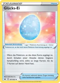 Pokémon-Karte Glücks-Ei 167/202