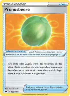 Pokémon-Karte Prunusbeere 168/202