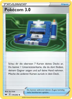 Pokémon-Karte Pokécom 3.0 174/202