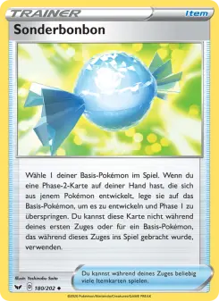 Pokémon-Karte Sonderbonbon 180/202