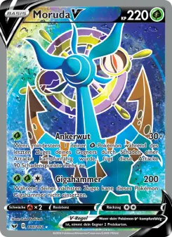 Pokémon-Karte Moruda V 187/202