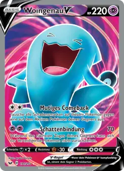 Pokémon-Karte Woingenau V 191/202
