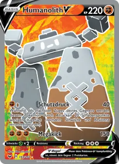 Pokémon-Karte Humanolith V 193/202