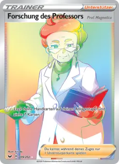Pokémon-Karte Forschung des Professors 209/202