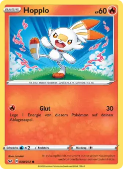 Pokémon-Karte Hopplo 030/202
