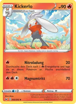 Pokémon-Karte Kickerlo 032/202