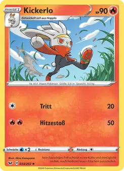 Pokémon-Karte Kickerlo 033/202