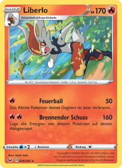 Pokémon-Karte Liberlo 035/202
