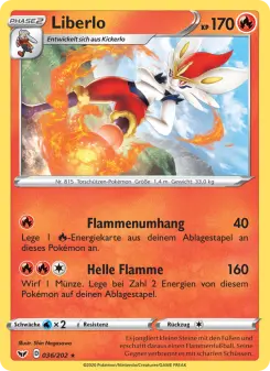 Pokémon-Karte Liberlo 036/202
