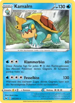 Pokémon-Karte Kamalm 061/202