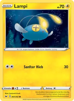 Pokémon-Karte Lampi 067/202