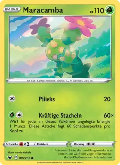 Pokémon-Karte Maracamba 007/202