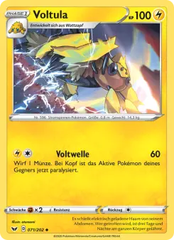 Pokémon-Karte Voltula 071/202