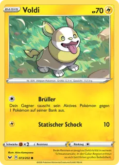 Pokémon-Karte Voldi 073/202