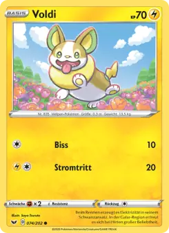 Pokémon-Karte Voldi 074/202