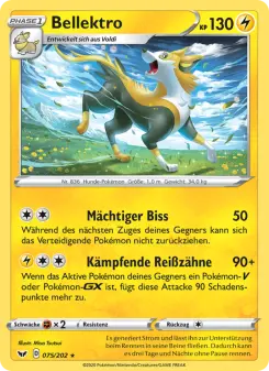 Pokémon-Karte Bellektro 075/202