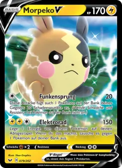 Pokémon-Karte Morpeko V 079/202