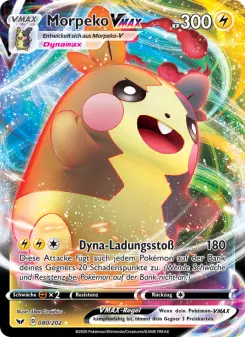 Pokémon-Karte Morpeko VMAX 080/202