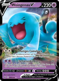 Pokémon-Karte Woingenau V 086/202