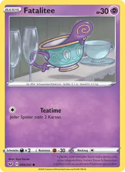 Pokémon-Karte Fatalitee 089/202