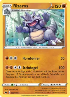 Pokémon-Karte Rizeros 098/202