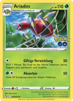 Pokémon-Karte Ariados 007/078