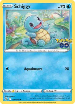 Pokémon-Karte Schiggy 015/078