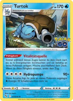 Pokémon-Karte Turtok 017/078