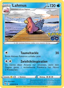 Pokémon-Karte Lahmus 020/078
