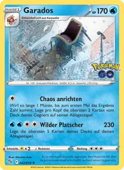 Pokémon-Karte Garados 022/078