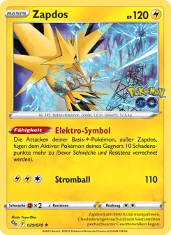 Pokémon-Karte Zapdos 029/078