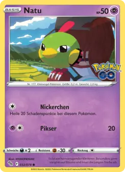 Pokémon-Karte Natu 032/078