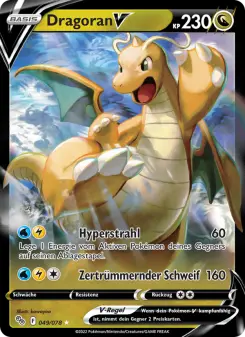 Pokémon-Karte Dragoran V 049/078