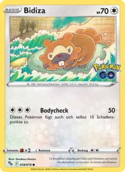Pokémon-Karte Bidiza 059/078