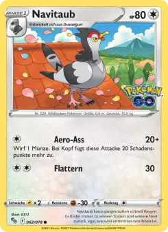 Pokémon-Karte Navitaub 062/078