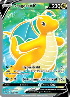 Pokémon-Karte Dragoran V 076/078