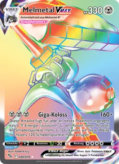 Pokémon-Karte Melmetal VMAX 080/078