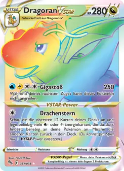 Pokémon-Karte Dragoran VSTAR 081/078