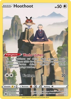 Pokémon-Karte Hoothoot TG12