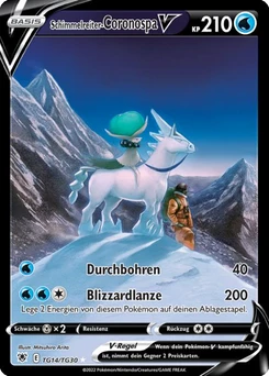 Pokémon-Karte Schimmelreiter-Coronospa V TG14