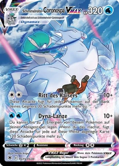 Pokémon-Karte Schimmelreiter-Coronospa VMAX TG15