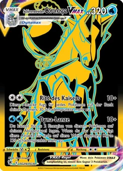 Pokémon-Karte Schimmelreiter-Coronospa VMAX TG29