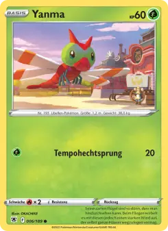 Pokémon-Karte Yanma 006/189