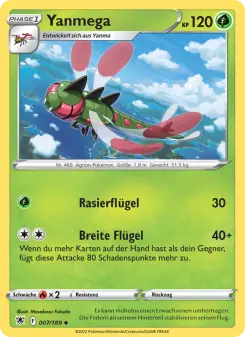 Pokémon-Karte Yanmega 007/189