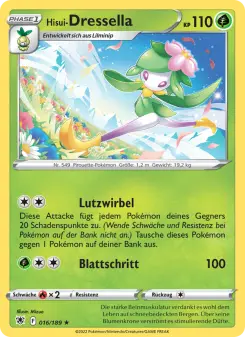 Pokémon-Karte Hisui-Dressella 016/189